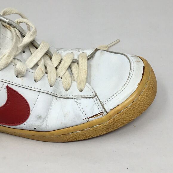 Vtg 1981 Nike Bruin Leather OG Gum Tan Sole Made In Korea ST Seonghwa Men\'s 8.5 main image 15